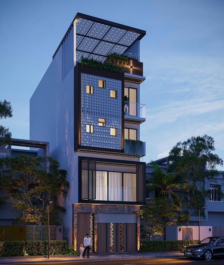 Nhà phố liền kề Văn Phú 102m² giá 2 tỷ - Thiết kế 5 tầng sang trọng với thang máy