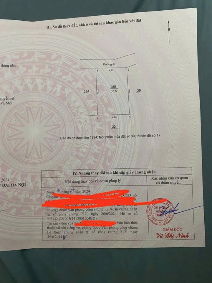 Đất nền Tả Thanh Oai 33m² giá 4.2 tỷ - Mặt tiền siêu đẹp, cơ hội đầu tư lý tưởng!