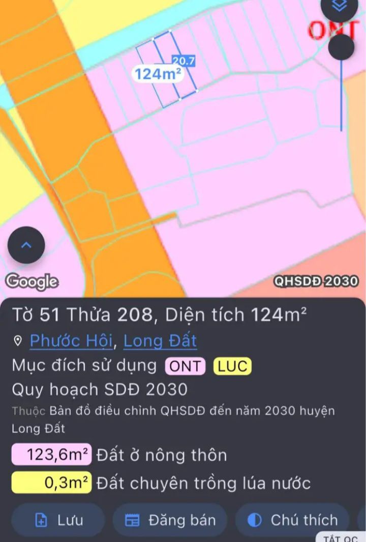 Đất nền Phước Hải Đất Đỏ 120m² giá chỉ 849 triệu - Cần bán gấp trước Tết!