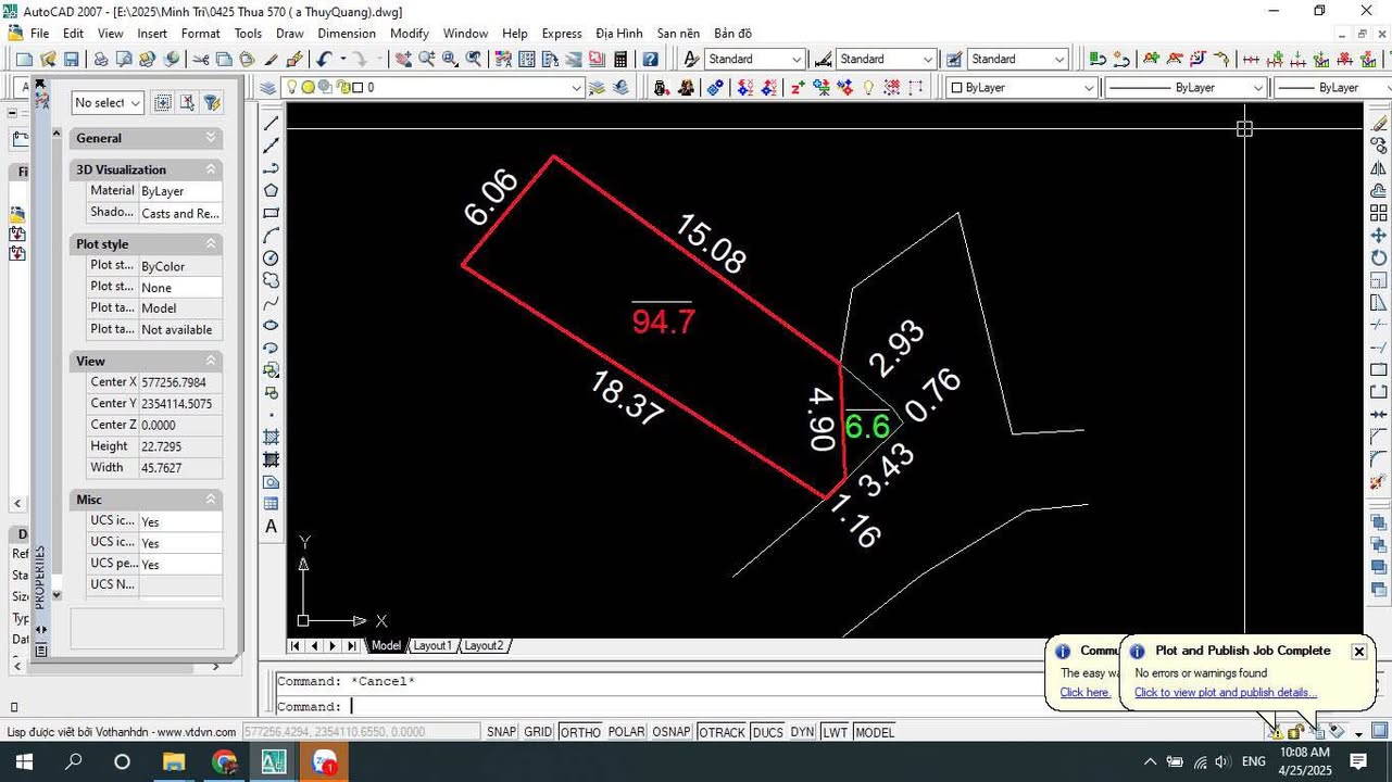 Đất nền lô góc 94.7m² tại Minh Trí, Sóc Sơn - Giá chỉ 2.15 tỷ, cơ hội đầu tư hiếm có!