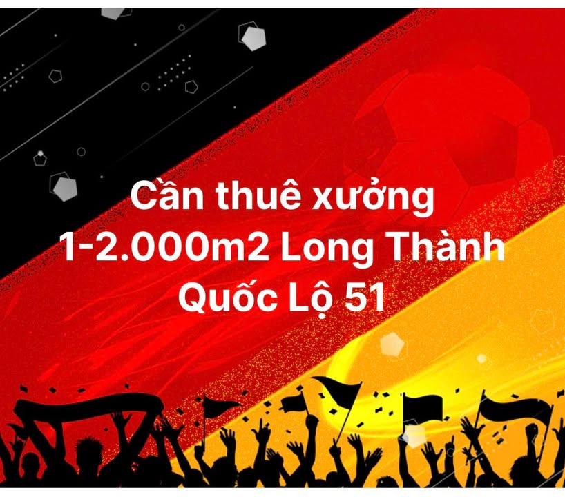 Xưởng cho thuê 1.000m² tại Quốc Lộ 51, Long Thành - Cơ hội đầu tư hấp dẫn!