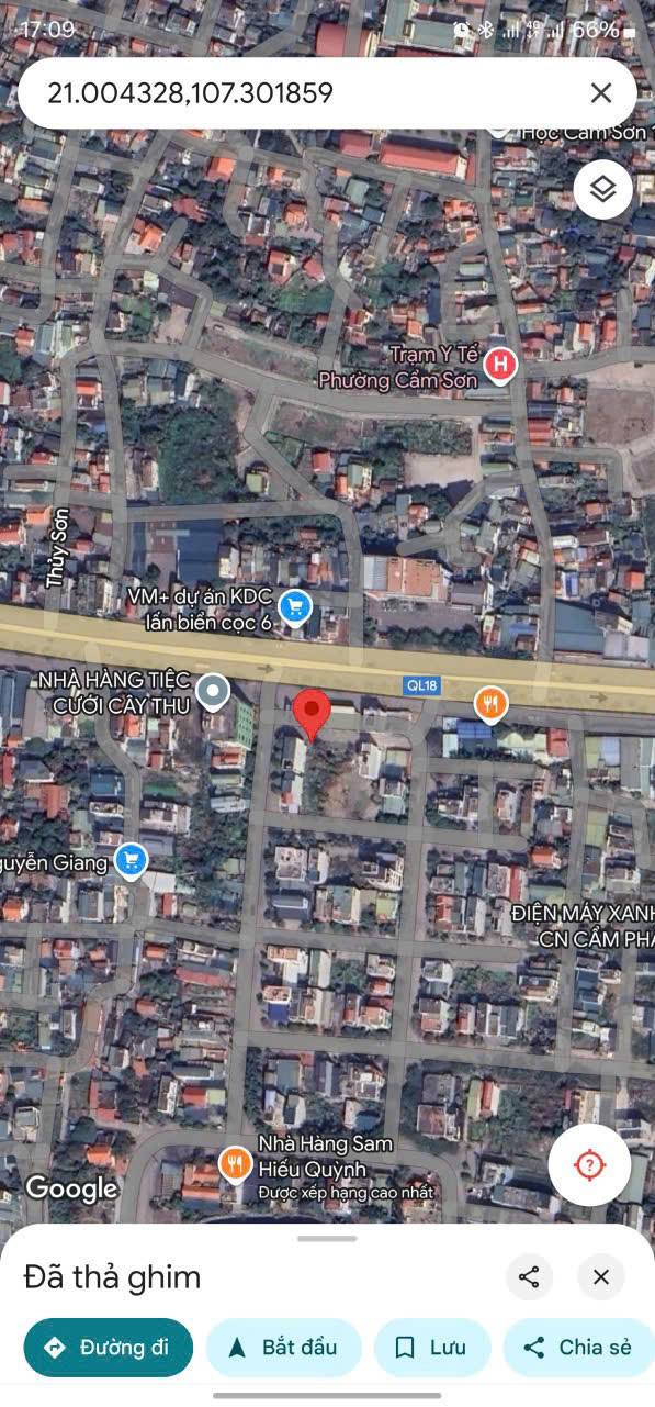 Đất nền Cẩm Sơn, Cẩm Phả 75m² giá 2 tỷ - Gần Vinmart, tiện ích đầy đủ!