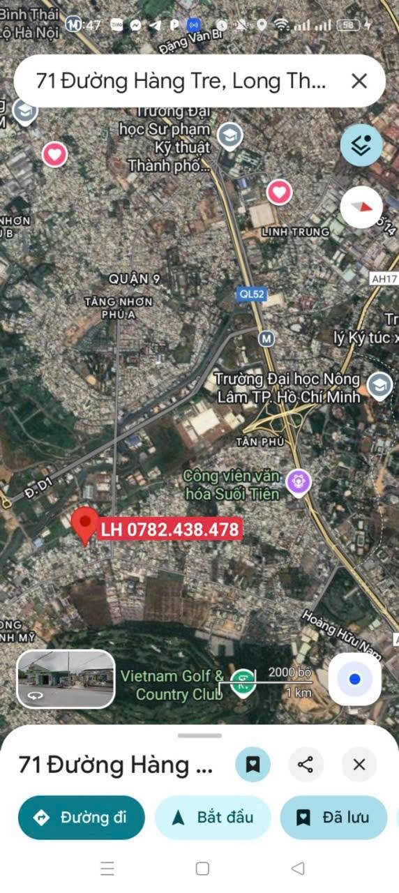 Đất nền Long Thạnh Mỹ Thủ Đức 420m² giá 25 tỷ - Đầu tư sinh lời ngay!