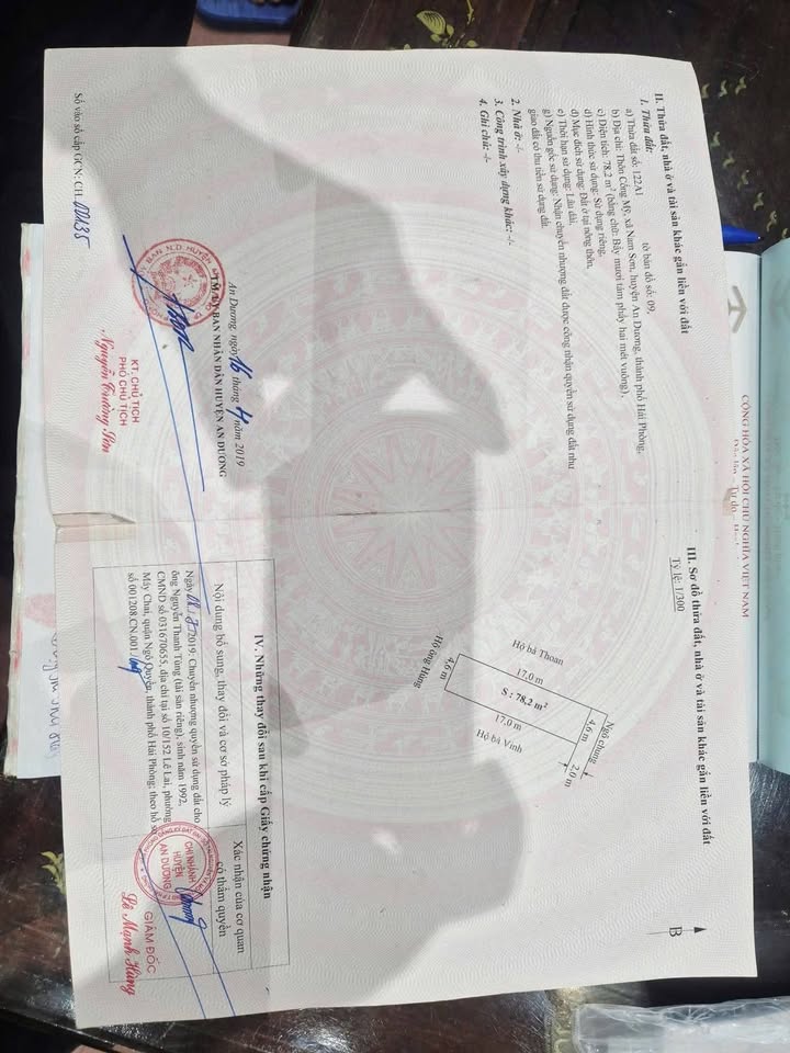 Lô đất Cống Mỹ, Nam Sơn, An Dương 78m² giá chỉ 1,25 tỷ - Đầu tư sinh lời ngay!