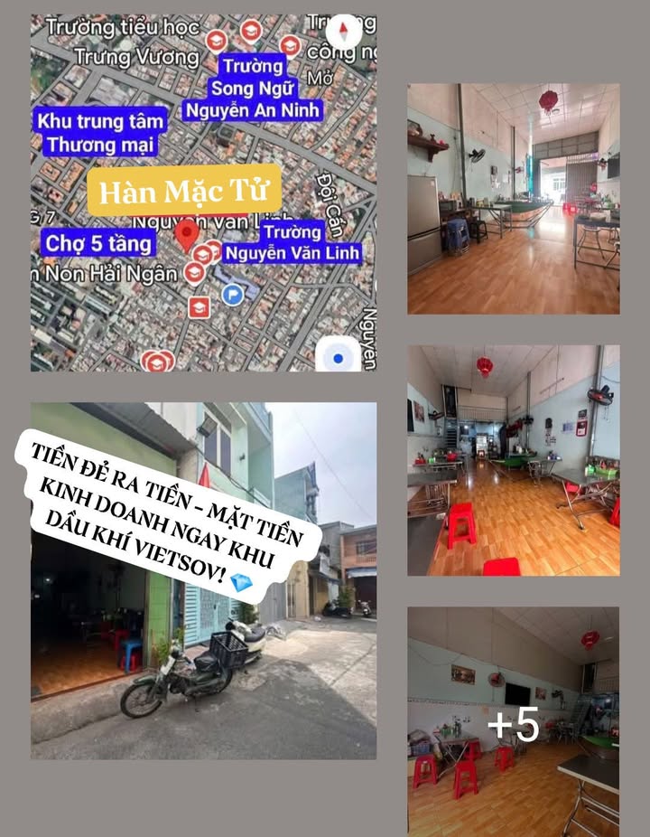 Nhà mặt tiền Hàn Mặc Tử, Vũng Tàu 50m² giá 5.95 tỷ - Kinh doanh đắc địa ngay chợ Nguyễn Tri Phương!
