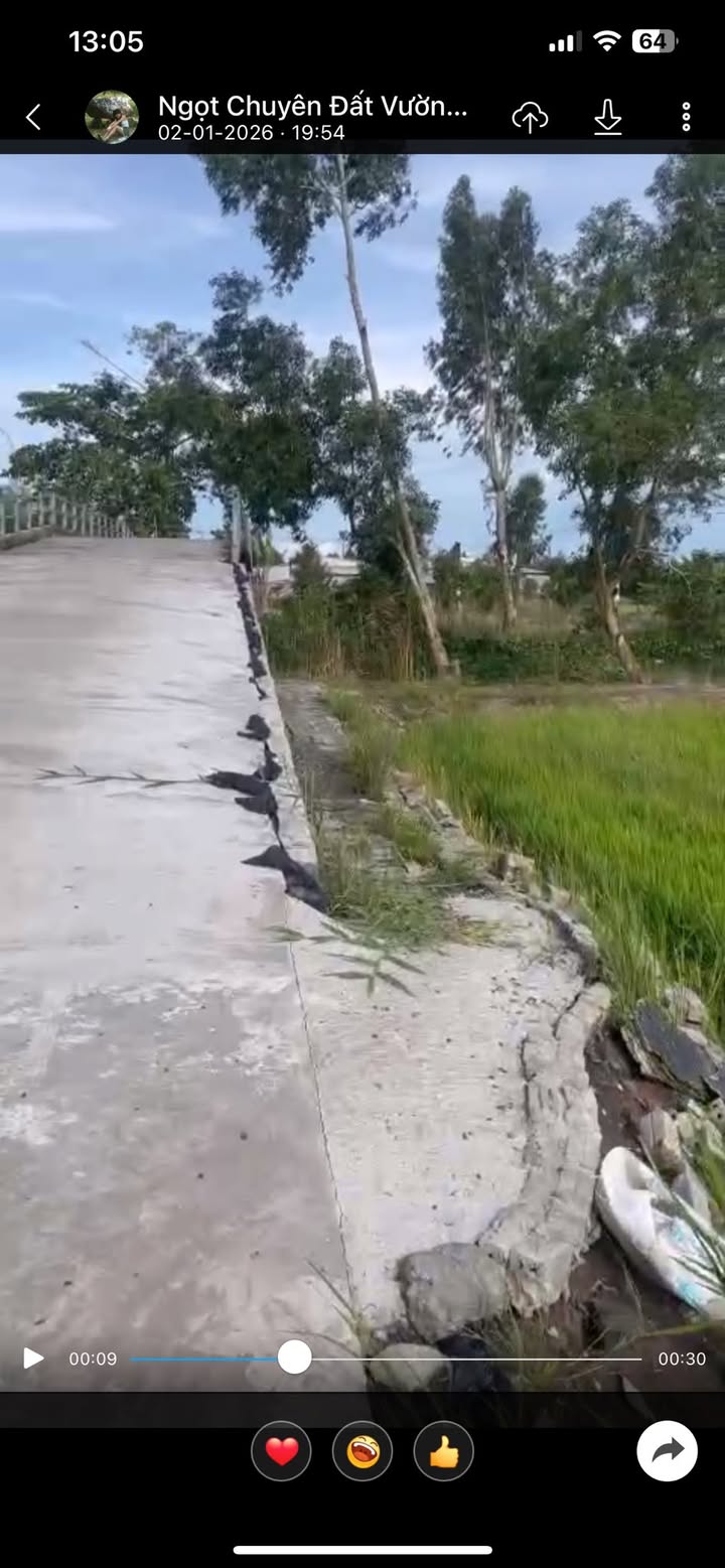 Đất ruộng 2 công xã Đông Thuận, huyện Thới Lai, Cần Thơ - Giá 520 triệu, sổ hồng chính chủ!