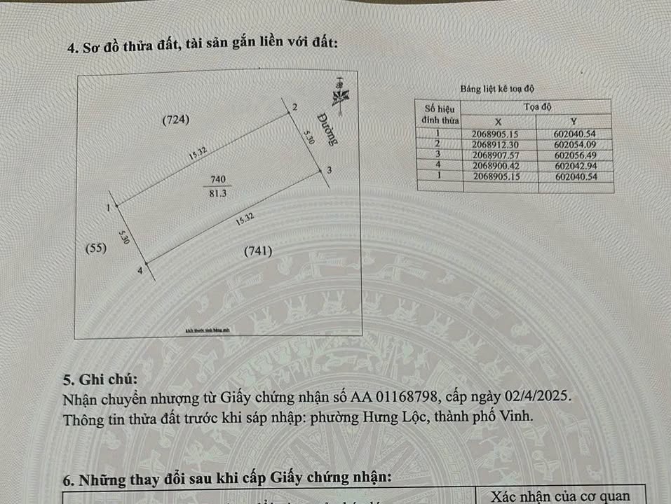Đất nền Hưng Lộc, Vinh 81.3m² chỉ 1.8 tỷ - Đường ô tô vào thoải mái!