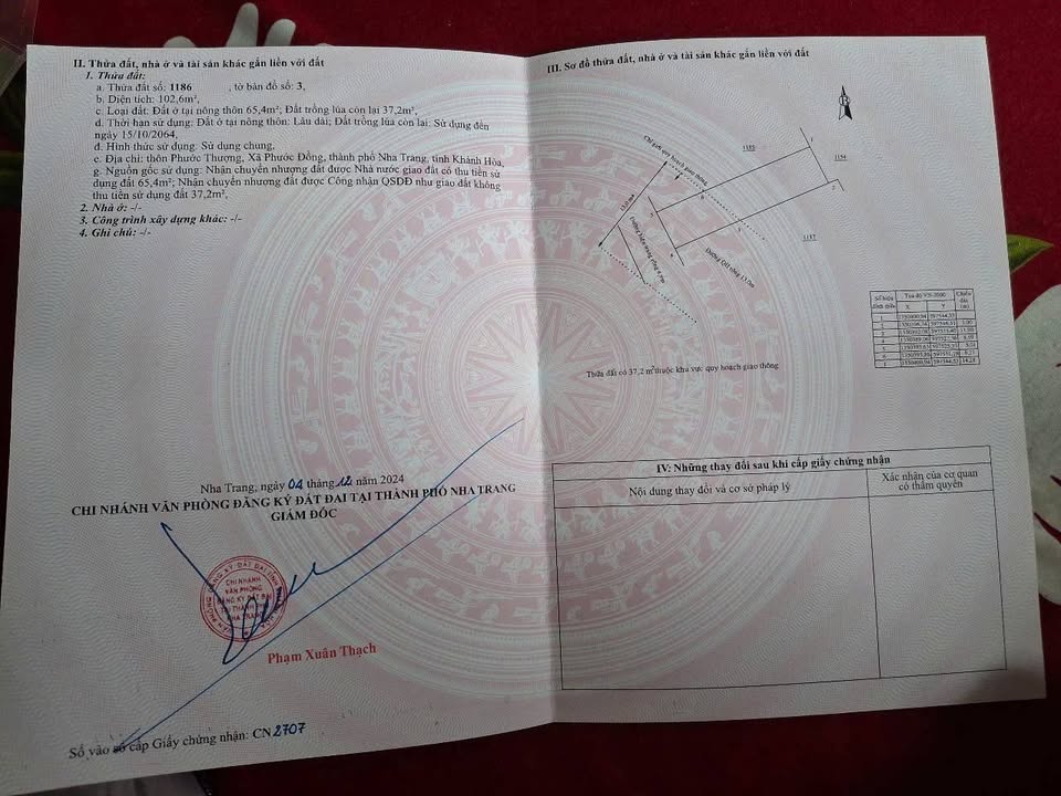 Đất nền Phước Đồng Nha Trang 103m² giá 1.58 tỷ - Cơ hội đầu tư lý tưởng!