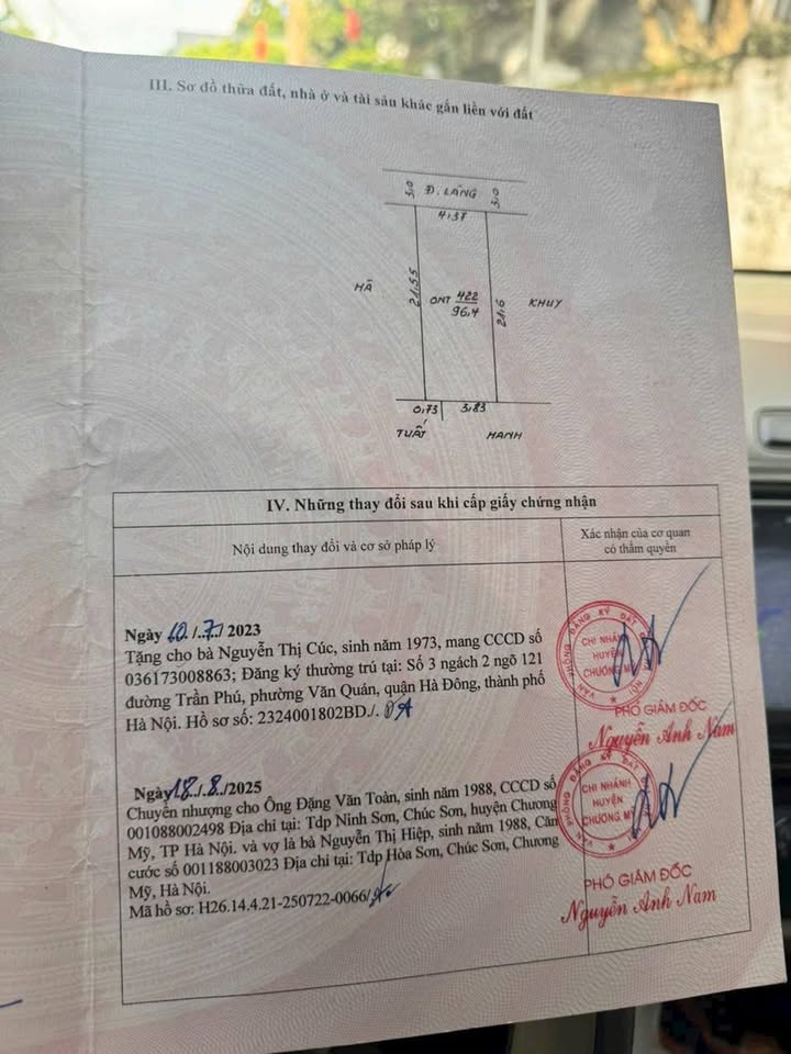 Đất nền Phụng Châu, Chương Mỹ 96.4m² giá 4 tỷ - Đầu tư sinh lời hấp dẫn!