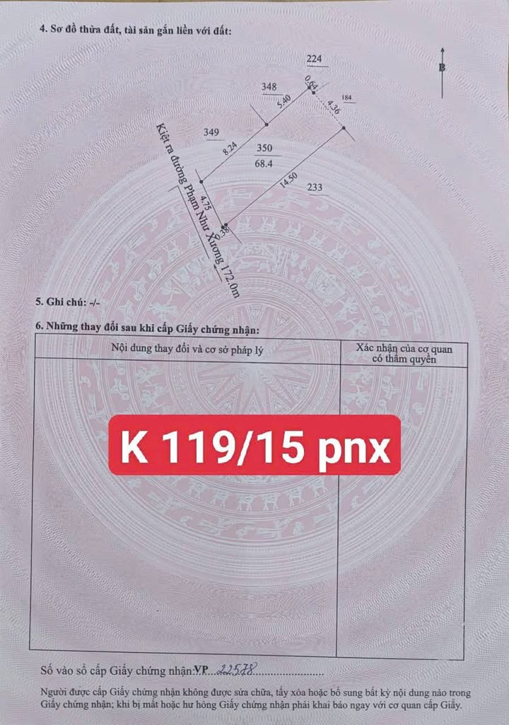 Lô đất kiệt Phạm Như Xương, quận Liên Chiểu, 69m² - Giá chỉ 2.8 tỷ!