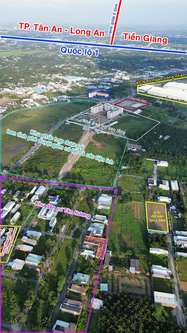 Đất nền liền kề tại KCN Tân Hương, 145m² giá chỉ 800 triệu - Cơ hội đầu tư tuyệt vời!