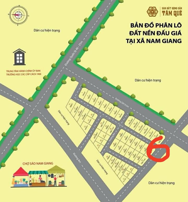 Đất đấu giá tại xóm 2 Nam Giang, Kim Liên 218m² giá 4.366 tỷ - Cơ hội đầu tư hấp dẫn!