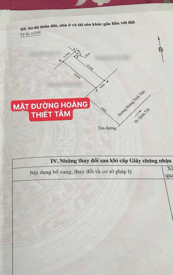 Nhà mặt đường Hoàng Thiết Tâm, Kiến An, 83m² giá 5 tỷ - Kinh doanh sầm uất ngay hôm nay!