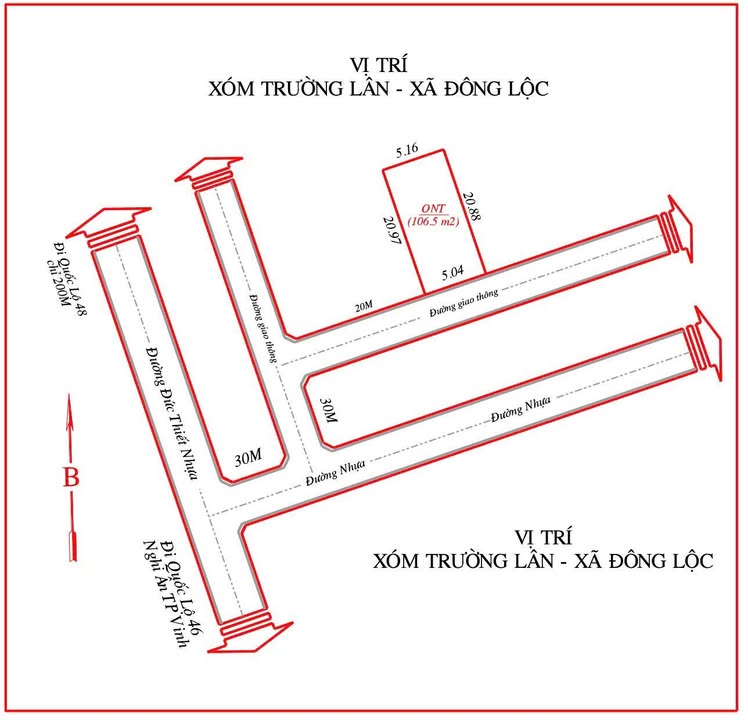 Đất nền Nghi Trường 106.5m² giá thỏa thuận - Đường bê tông, vị trí trung tâm!