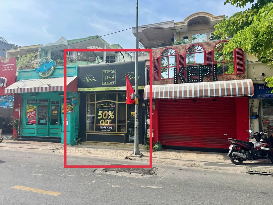 Cho thuê mặt bằng Thảo Điền - Quận Thủ Đức 60m² giá 50 triệu - Phù hợp kinh doanh ngay!