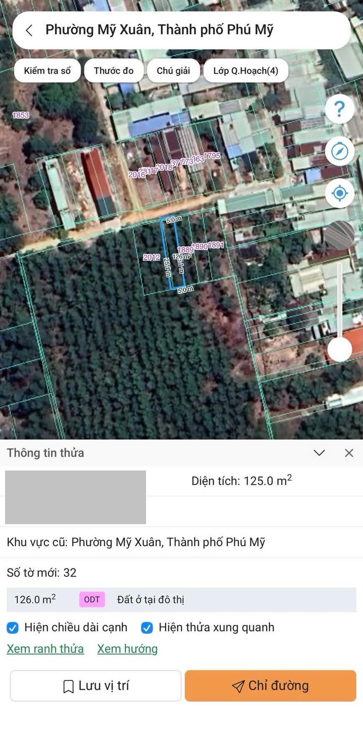 Đất thổ cư Mỹ Xuân 125m² giá chỉ 1.3 tỷ - Cơ hội đầu tư tuyệt vời!