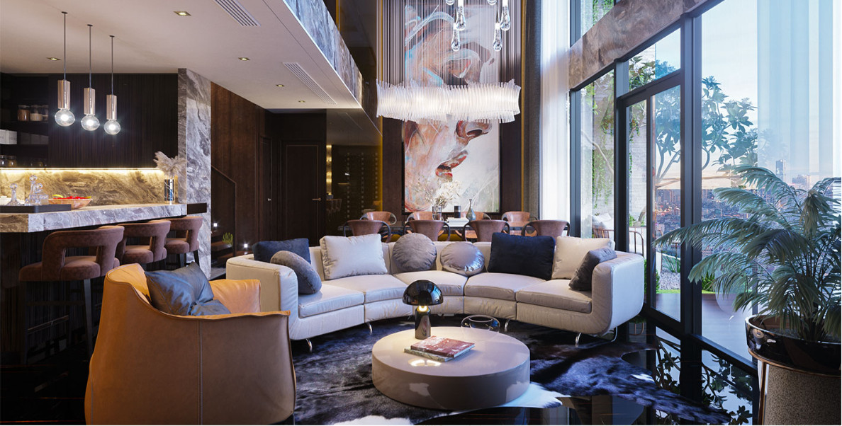 Penthouse BONANZA Duy Tân 300m² giá 19.5 tỷ - Cơ hội sở hữu đẳng cấp!