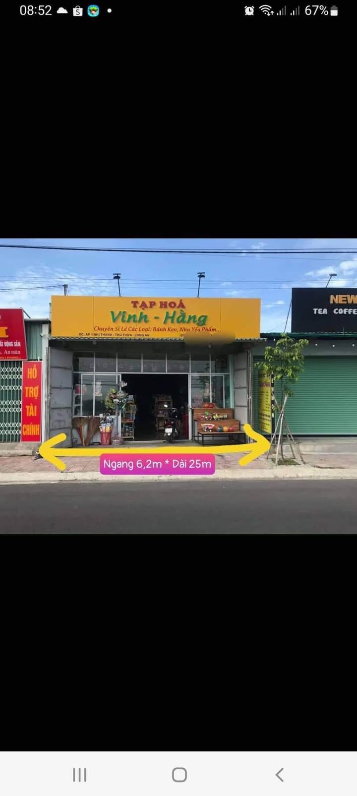 Nhà riêng Thủ Thừa 155m² giá 4.3 tỷ - Mặt tiền đường 818 thuận lợi kinh doanh!