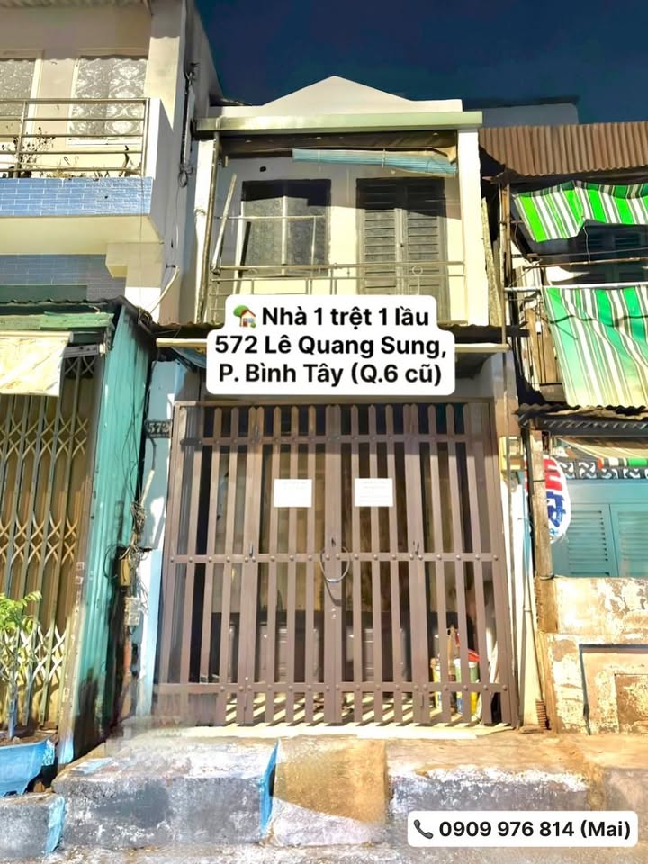 Nhà cho thuê nguyên căn quận 6 - Diện tích 27m², giá 8 triệu/tháng - Dọn vào ở ngay!