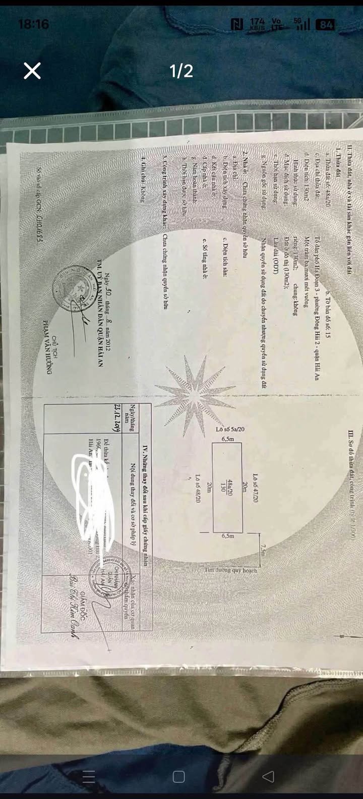 Đất nền TDC Hạ Đoạn 3, Đông Hải 130m² giá 5.46 tỷ - Cơ hội đầu tư tuyệt vời!