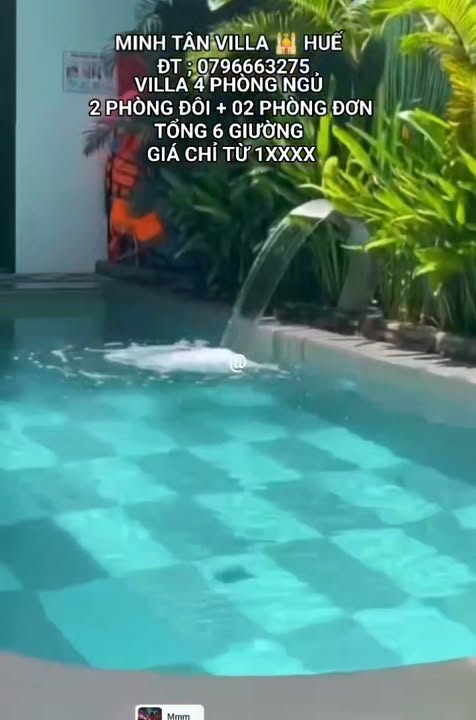 Villa White Lotus Huế 4 phòng - Giá thuê thỏa thuận, không gian lý tưởng cho kỳ nghỉ!