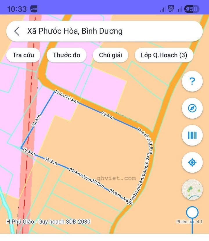 Đất Phước Hòa, Phú Giáo 350m² giá 7.3 tỷ - Đầu tư sinh lời ngay!