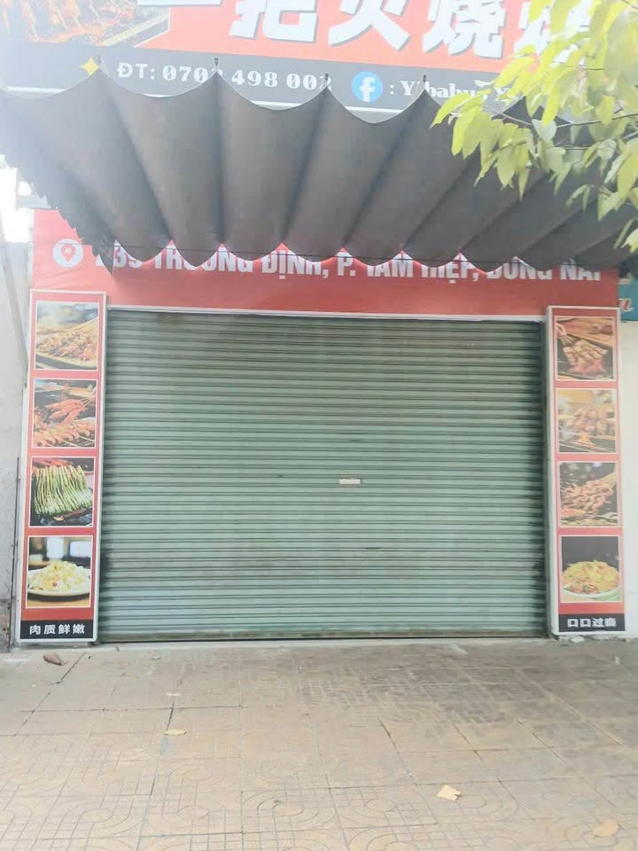 Mặt bằng kinh doanh mặt tiền Trương Định, Biên Hòa 110m² giá 20 triệu - Vị trí sầm uất, thích hợp quán ăn, cà phê