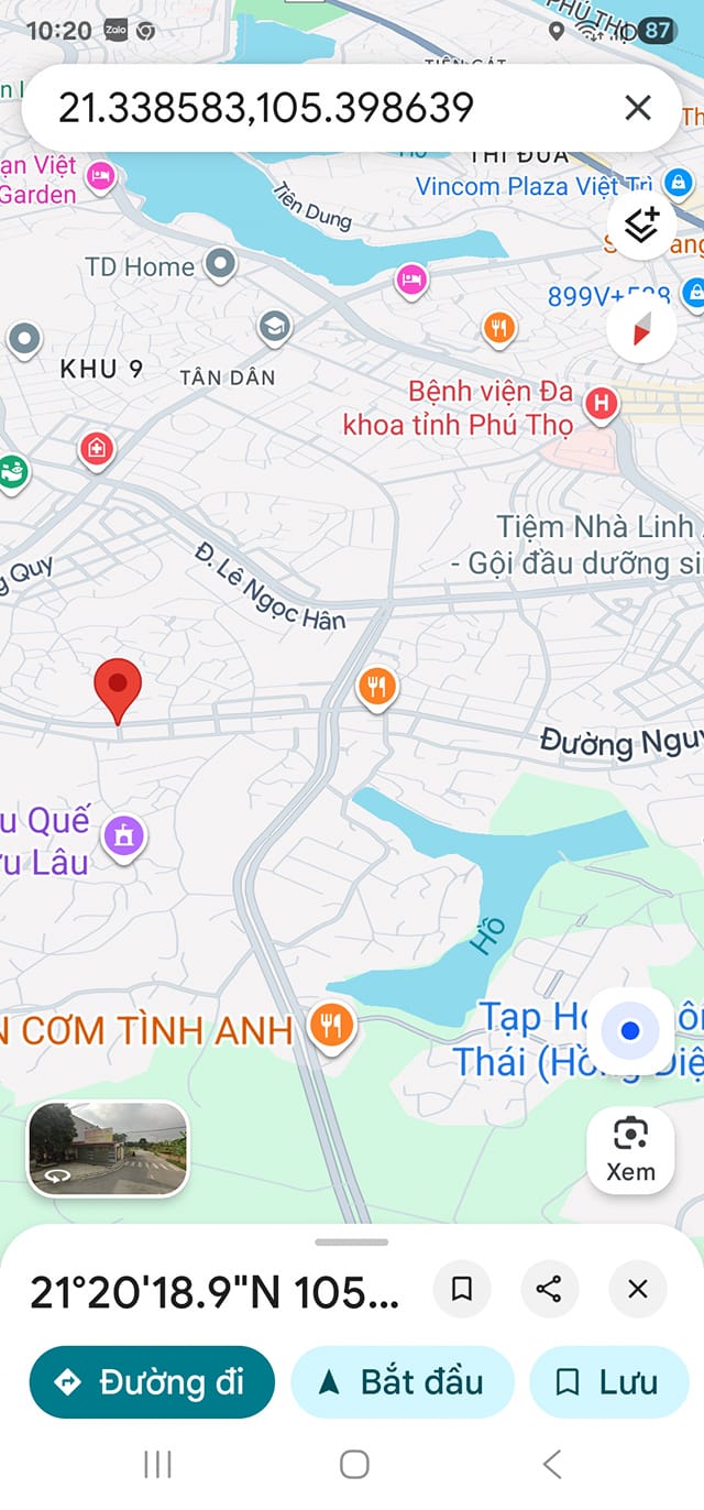 Đất đấu giá mặt đường Nguyễn Du, Việt Trì 128m² - Giá cực tốt chỉ từ 5 tỷ!