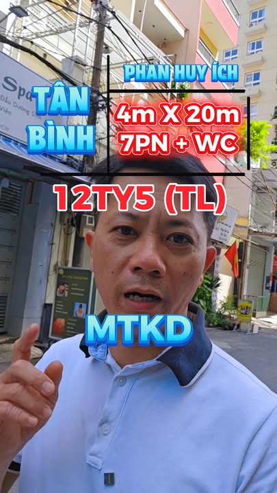 Mặt tiền kinh doanh Phan Huy Ích Tân Bình 80m² - Giá thỏa thuận hấp dẫn!