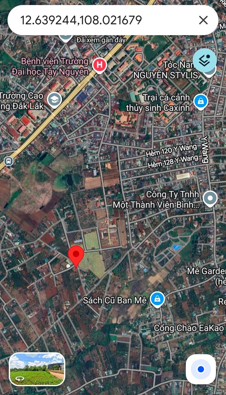 Đất nền lô góc 2 mặt tiền đường Y Wang, 44m² giá chỉ 1.35 tỷ - Cơ hội đầu tư tuyệt vời!