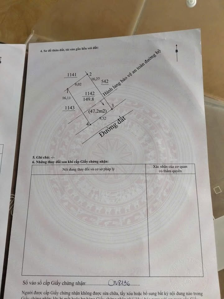 Đất nền Thái Hòa Tân Uyên 149m² giá 2 tỷ - Đường thông sắp lên nhựa!