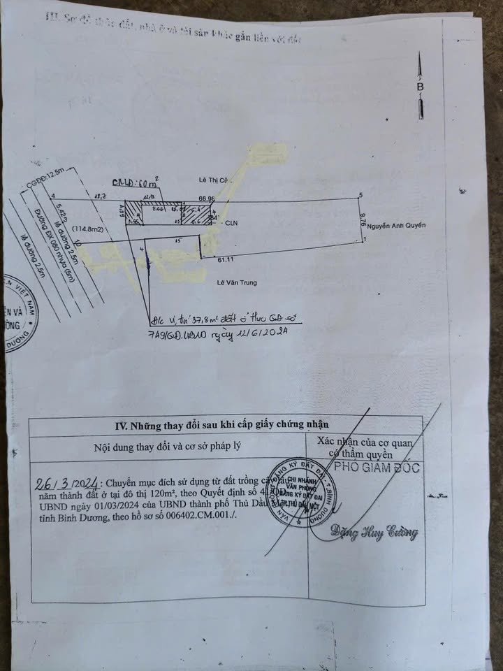 Đất Định Hòa Thủ Dầu Một 641m² giá 6.41 tỷ - Mặt tiền Dx080, thích hợp xây biệt thự!