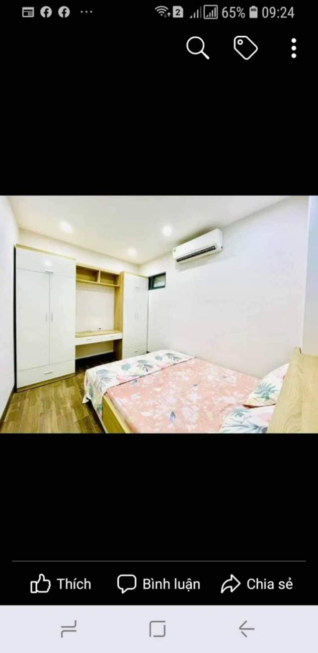 Nhà cho thuê kiệt 3m Hoàng Diệu, Hải Châu - 2 tầng, đầy đủ nội thất chỉ 6 triệu