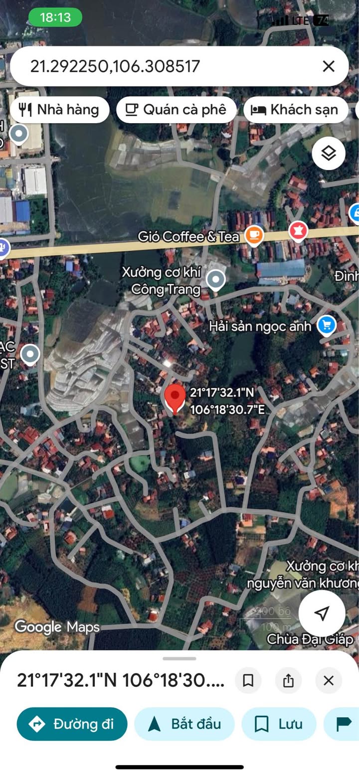 Đất thổ cư Đại Lâm Lạng Giang 200m² giá 700 triệu - Đường ô tô vào tận nơi!