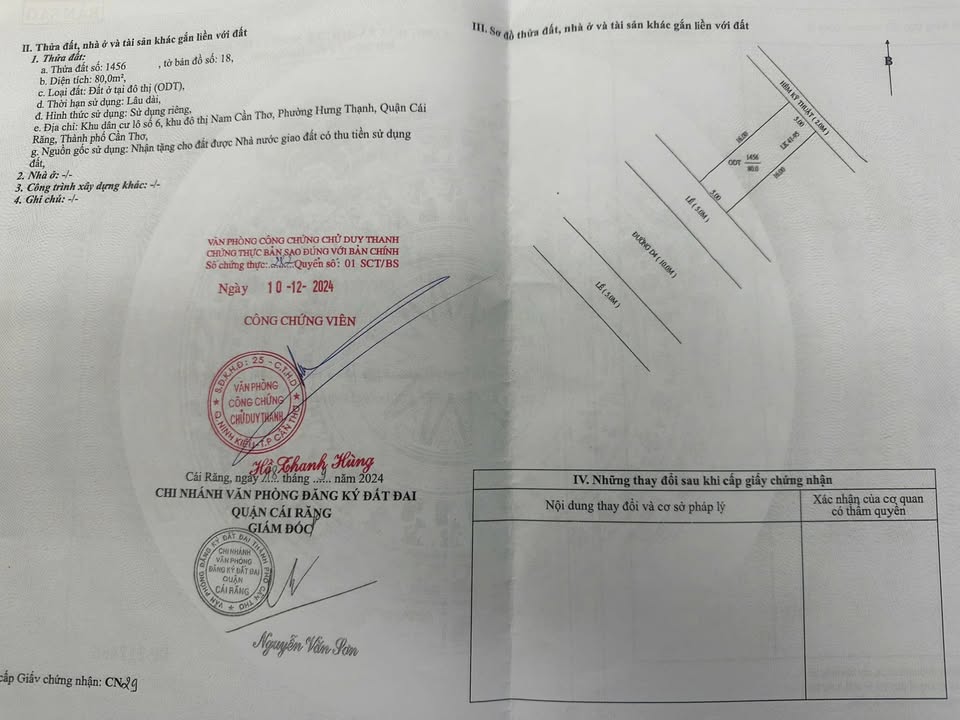 Đất nền Hồng Loan Cần Thơ 80m² giá 3 tỷ - Cơ hội đầu tư hấp dẫn!