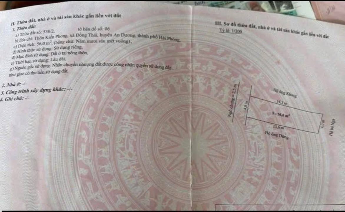 Đất liền kề An Kim Hải, Đồng Thái 57m² giá 1.4 tỷ - Đầu tư kinh doanh lý tưởng!