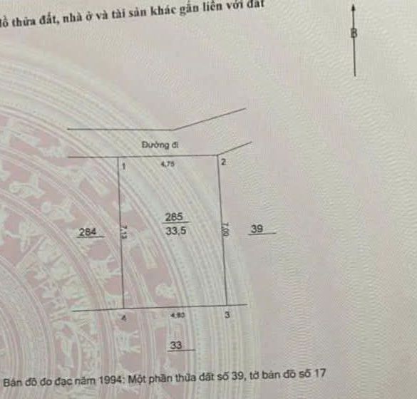 Đất mặt ngõ Tả Thanh Oai 33,5m² giá 4 tỷ - Cơ hội đầu tư tuyệt vời!