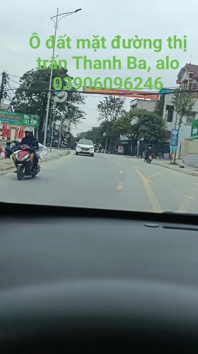 Đất nền mặt đường Tỉnh lộ Thị trấn Thanh Ba 90m² - Kinh doanh tốt, dân cư đông đúc!