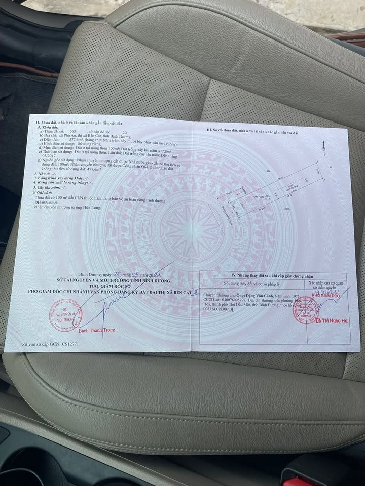 Đất nền Phú An Bến Cát 600m² giá tốt - Cơ hội đầu tư hấp dẫn!