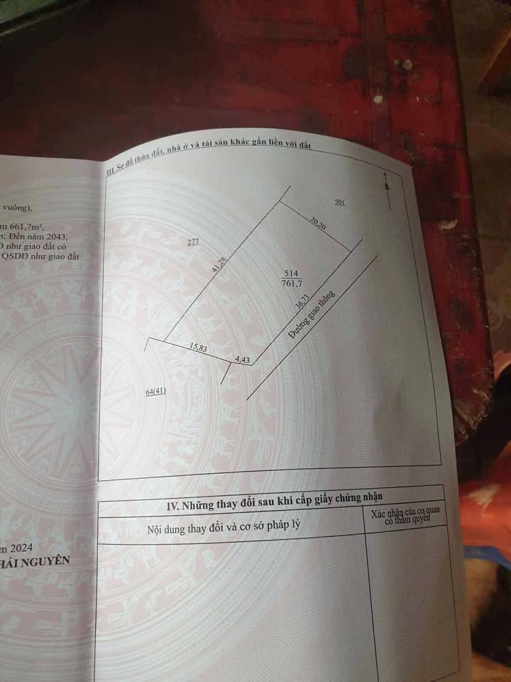 Đất thổ cư An Khánh 761.7m² - Chính chủ bán, giá thương lượng!