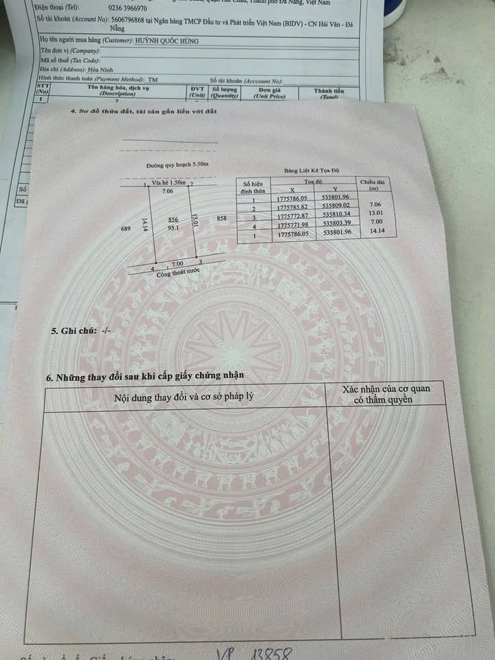 Đất nền Tái định cư Hoà Ninh 1, xã Bà Nà, Đà Nẵng 95m² chỉ 1.8 tỷ - Giá rẻ nhất khu vực!