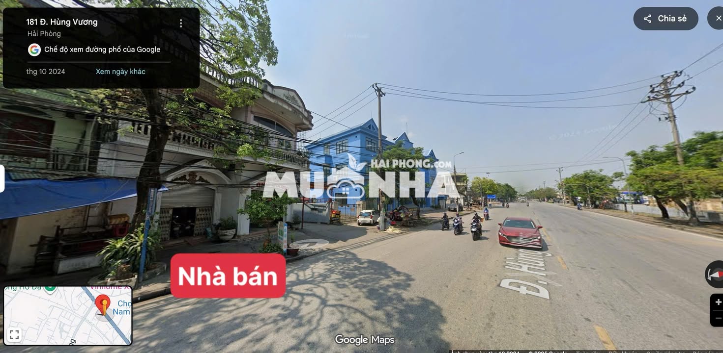 Nhà mặt đường lô góc Hùng Vương, Hồng Bàng 61m² - Kinh doanh hiệu quả!