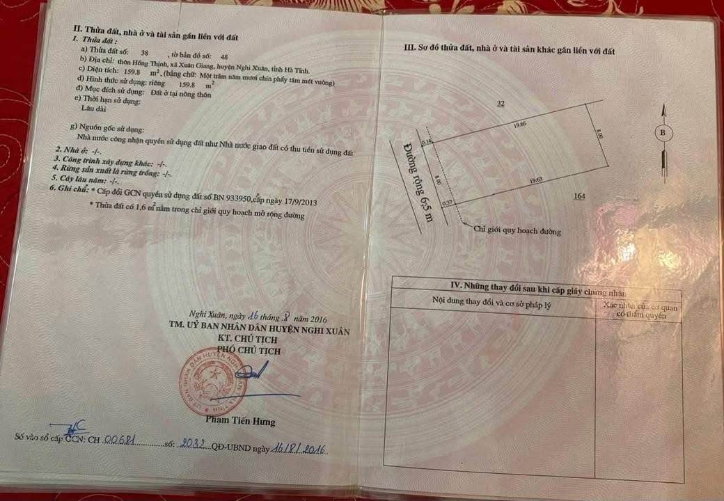 Đất nền Hồng Thịnh, Xuân Giang 160m² giá 1.7 tỷ - Cơ hội đầu tư tuyệt vời!