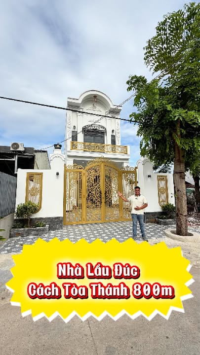 Nhà lầu đúc kiên cố tại Hiệp Tân, Tây Ninh 154m² - Full nội thất, giá thỏa thuận