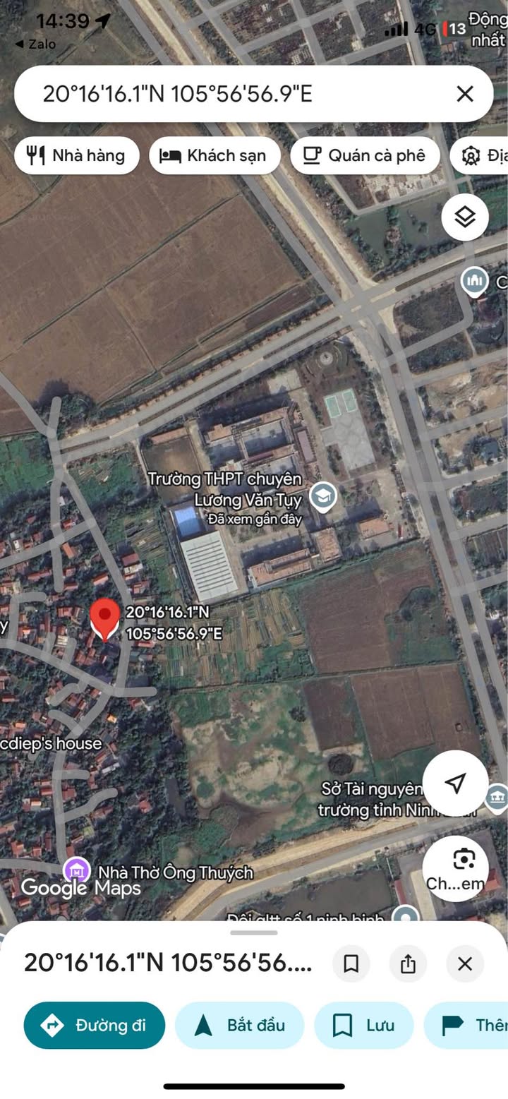 Đất nền Ninh Nhất Ninh Bình 74m² giá 3 tỷ - Mặt tiền rộng 5,2m, ô tô tránh nhau!