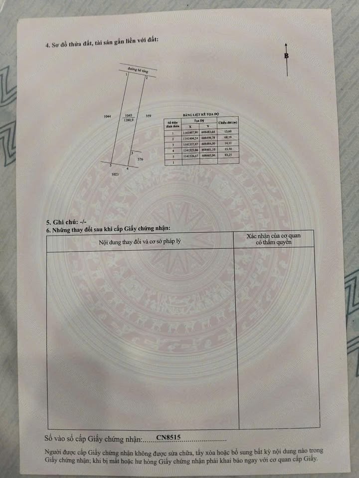 Đất nền Tăng Hoà Gò Công Đông 1245m² giá 720 triệu - Đầu tư sinh lời ngay!