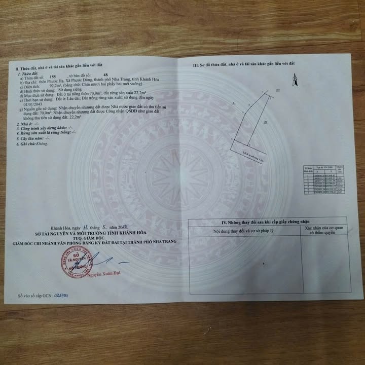 Đất thổ cư 92,2m² Phước Đồng Nha Trang chỉ 1,05 tỷ - Cơ hội đầu tư tuyệt vời!
