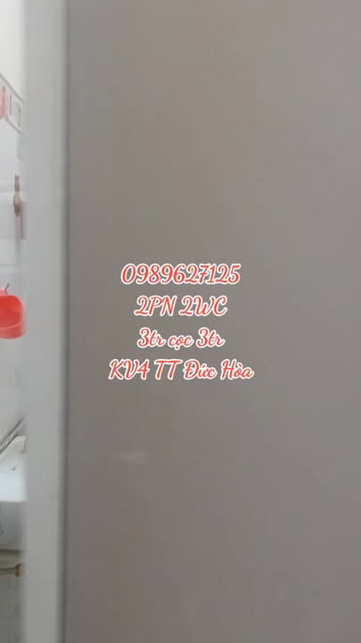 Nhà cho thuê tại Thị trấn Đức Hòa, 2PN - Giá chỉ 3 triệu/tháng!