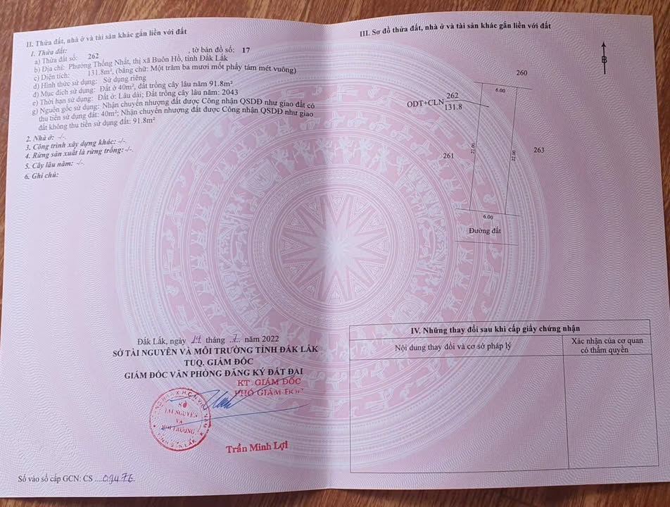 Đất nền Phường Thống Nhất, Thường Tín 132m² giá 340 triệu - Cơ hội đầu tư tuyệt vời!