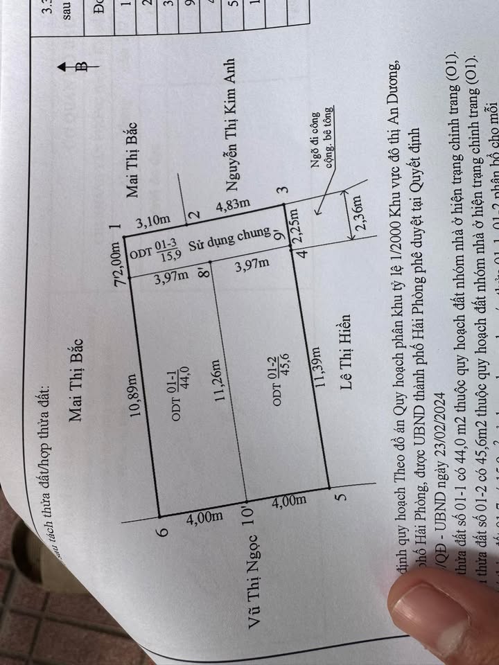 Đất nền An Hải, Hải Phòng 45m² giá 1.1 tỷ - Đầu tư sinh lời ngay!